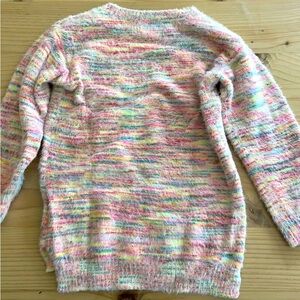Andy & evan girls multicolor long sleeve sweater, size 4T